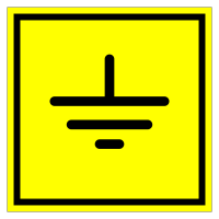 Знак безопасности Знак заземления по ГОСТ